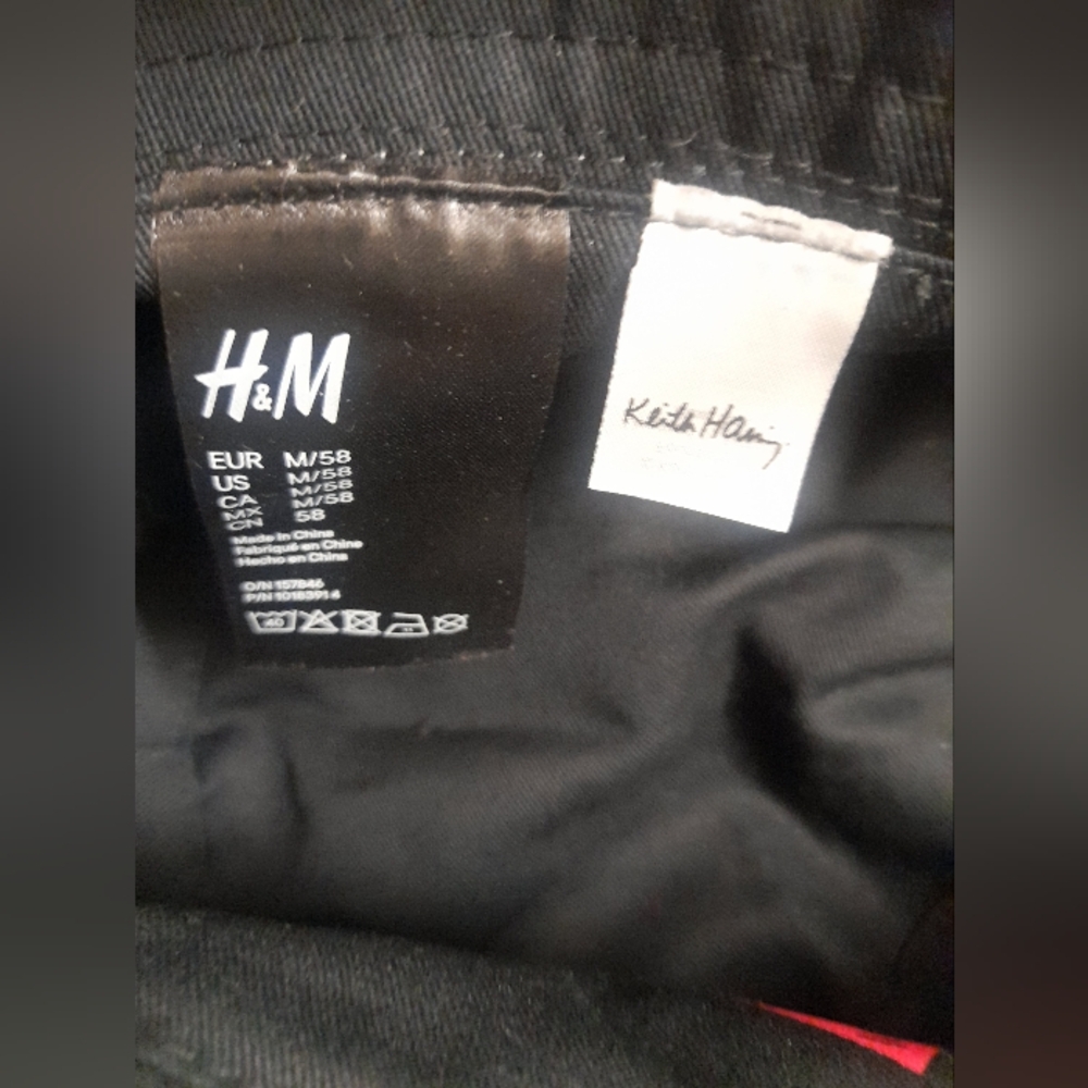 Keith Haring Reversible Bucket Hat Y2k - Picture 12 of 12